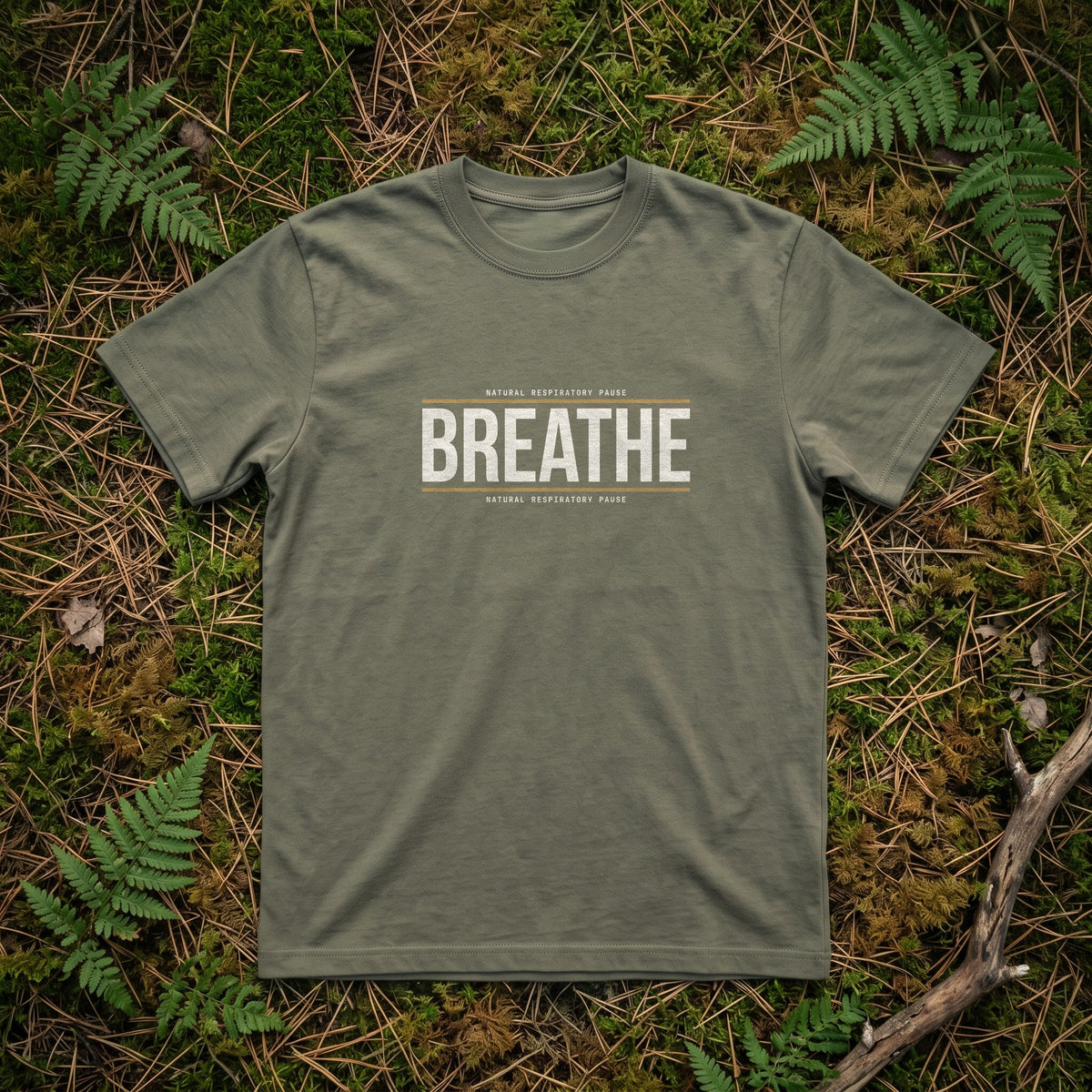 O5 Gear Breathe tee in Moss