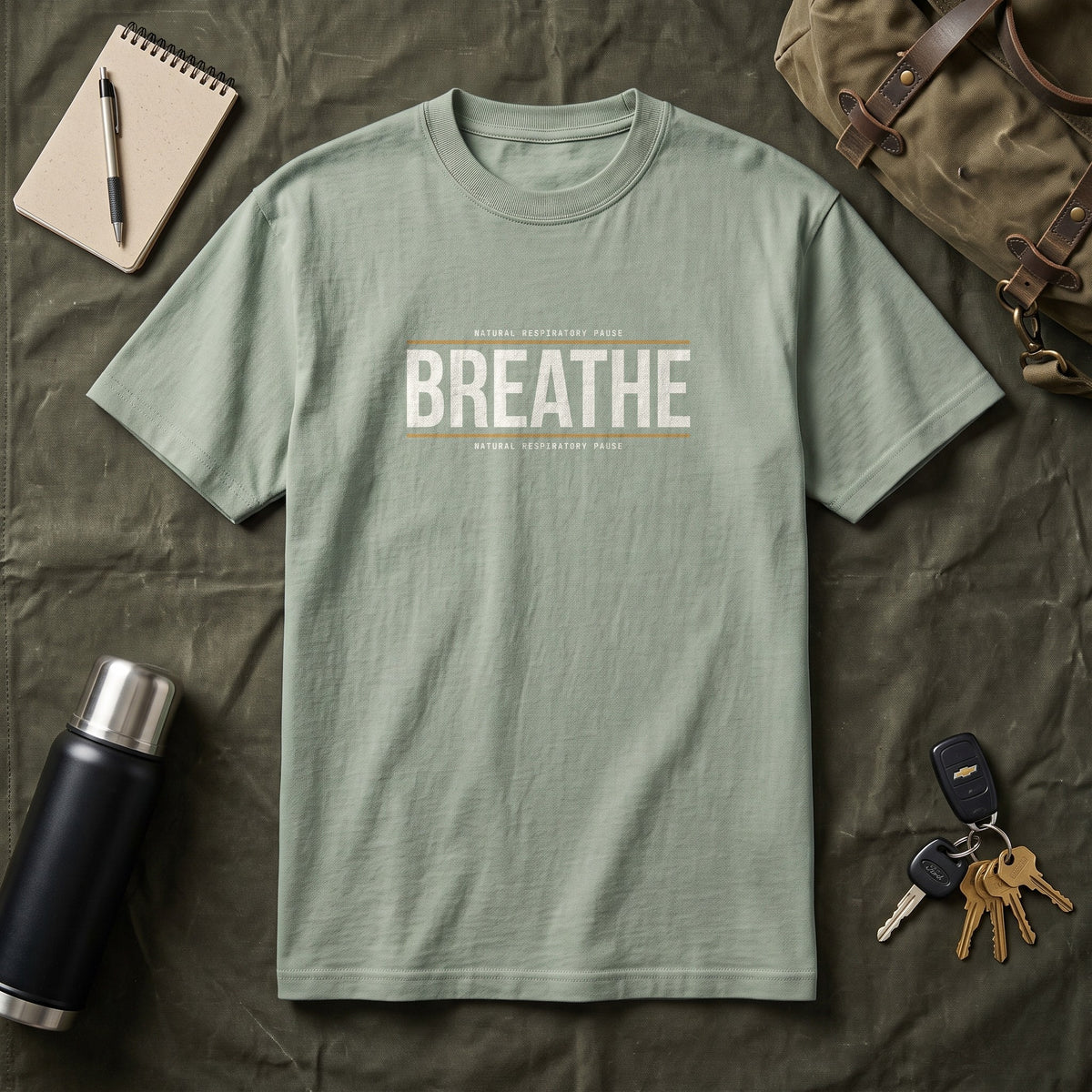 O5 Gear Breathe tee in Sage