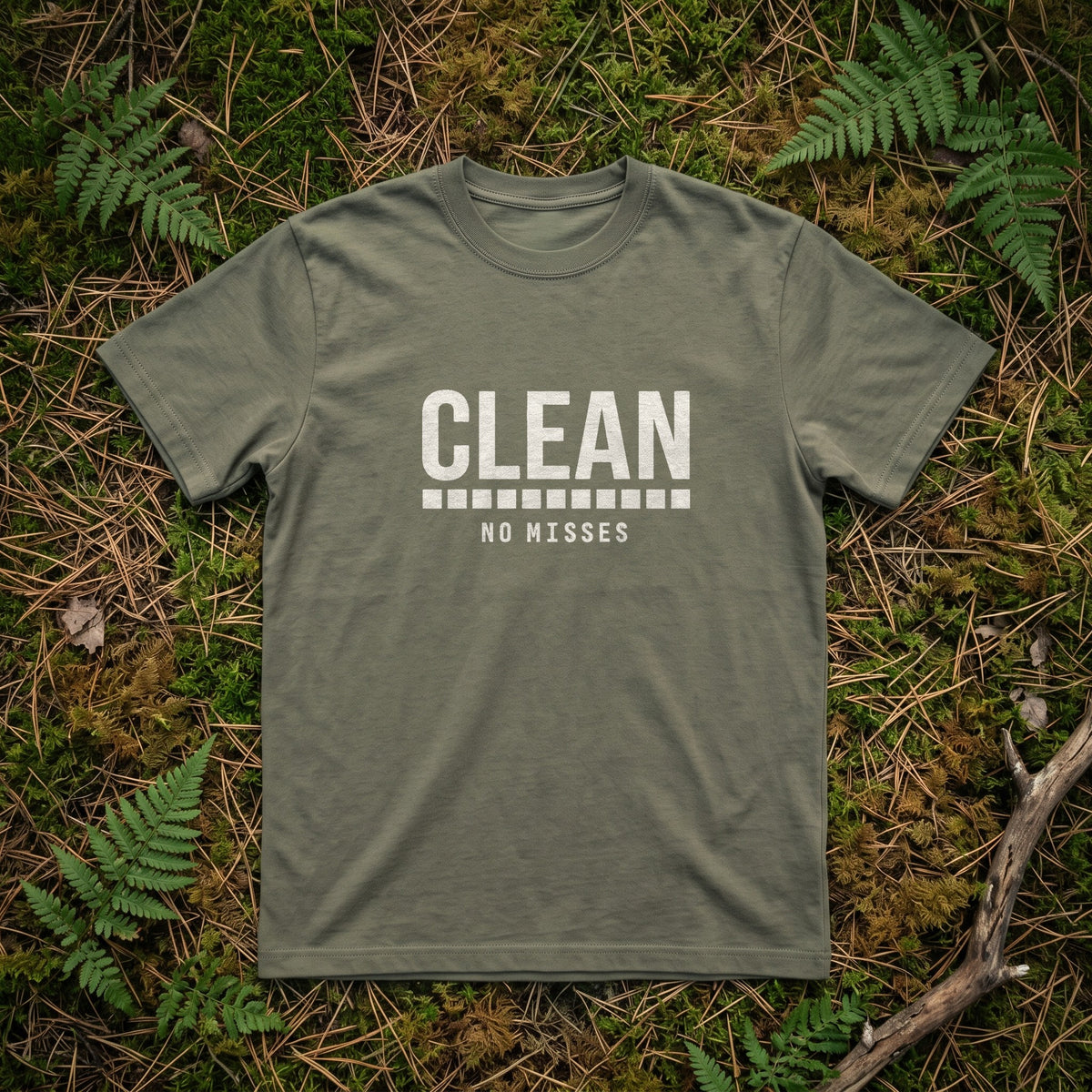 O5 Gear Clean Stage tee in Moss