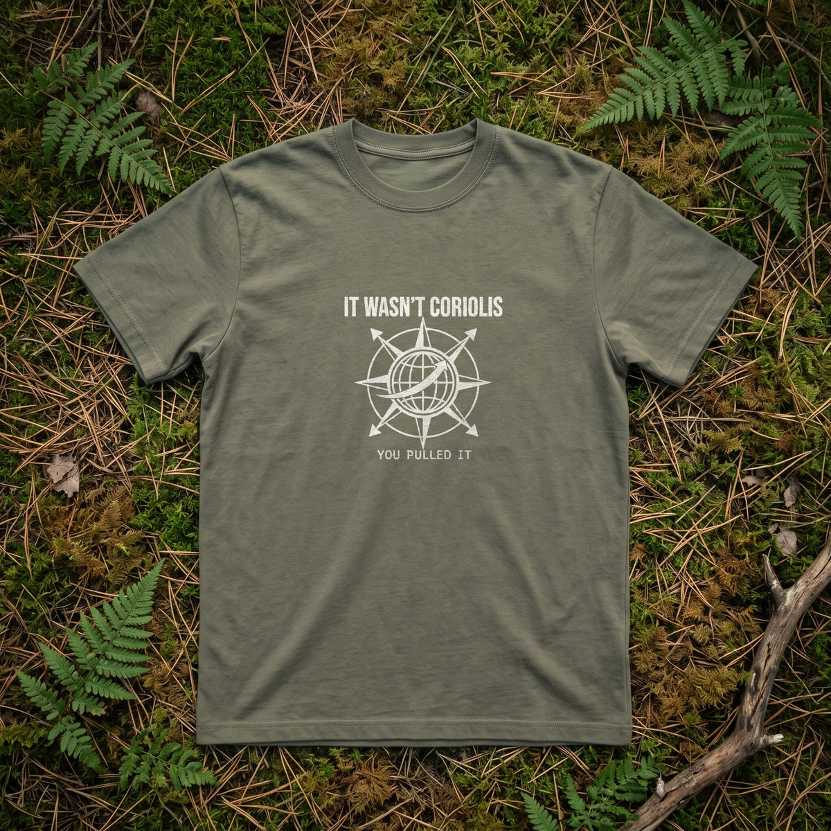 O5 Gear Coriolis tee in Moss