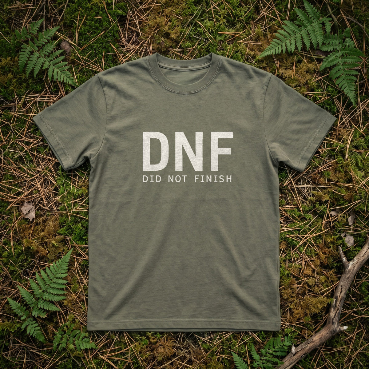 O5 Gear DNF tee in Moss